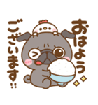 元気なパグちゃん♡（個別スタンプ：6）