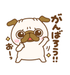 元気なパグちゃん♡（個別スタンプ：8）