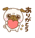 元気なパグちゃん♡（個別スタンプ：10）