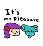 nenerin日常会話スタンプ350英語気遣い（個別スタンプ：4）