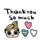 nenerin日常会話スタンプ350英語気遣い（個別スタンプ：14）