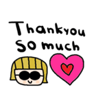 nenerin日常会話スタンプ350英語気遣い（個別スタンプ：16）