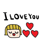 nenerin日常会話スタンプ350英語気遣い（個別スタンプ：35）