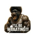 大絶叫！！パラダイスゴリラ（個別スタンプ：11）