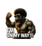 大絶叫！！パラダイスゴリラ（個別スタンプ：15）