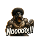 大絶叫！！パラダイスゴリラ（個別スタンプ：25）