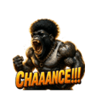 大絶叫！！パラダイスゴリラ（個別スタンプ：28）