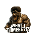 大絶叫！！パラダイスゴリラ（個別スタンプ：39）