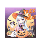 キュートウィッチのハッピーハロウィン（個別スタンプ：2）