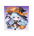 キュートウィッチのハッピーハロウィン（個別スタンプ：5）