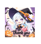 キュートウィッチのハッピーハロウィン（個別スタンプ：6）