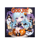 キュートウィッチのハッピーハロウィン（個別スタンプ：8）