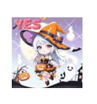 キュートウィッチのハッピーハロウィン（個別スタンプ：12）