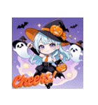 キュートウィッチのハッピーハロウィン（個別スタンプ：13）