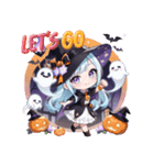 キュートウィッチのハッピーハロウィン（個別スタンプ：14）