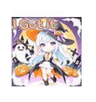 キュートウィッチのハッピーハロウィン（個別スタンプ：16）