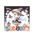 キュートウィッチのハッピーハロウィン（個別スタンプ：21）