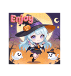 キュートウィッチのハッピーハロウィン（個別スタンプ：34）