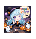 キュートウィッチのハッピーハロウィン（個別スタンプ：35）