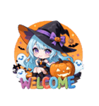 キュートウィッチのハッピーハロウィン（個別スタンプ：38）