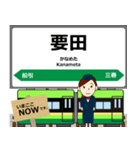 磐越東線in福島の毎日使う電車（個別スタンプ：13）