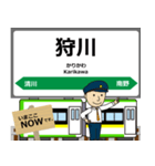 陸羽西線in山形の毎日使う電車（個別スタンプ：8）