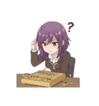 彼女は将棋をする2（個別スタンプ：3）