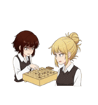 彼女は将棋をする2（個別スタンプ：5）