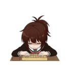 彼女は将棋をする2（個別スタンプ：7）