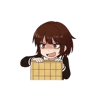 彼女は将棋をする2（個別スタンプ：8）