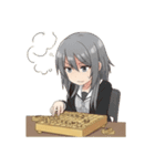 彼女は将棋をする2（個別スタンプ：10）
