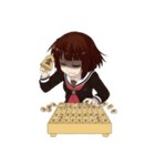 彼女は将棋をする2（個別スタンプ：13）