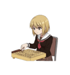 彼女は将棋をする2（個別スタンプ：16）