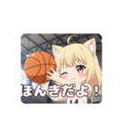 バスケはちみアニメーション（個別スタンプ：3）