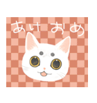 年末年始をお祝いする猫スタンプ（個別スタンプ：9）