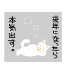 年末年始をお祝いする猫スタンプ（個別スタンプ：40）