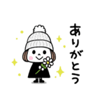 毎年使える♡ゆるかわガール 冬（個別スタンプ：27）