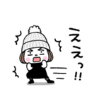 毎年使える♡ゆるかわガール 冬（個別スタンプ：31）