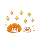 《冬色♡ほんわか言葉》ハナチャンと猫（個別スタンプ：20）