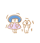 《冬色♡ほんわか言葉》ハナチャンと猫（個別スタンプ：31）