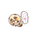 動くまんまるたぬき1（個別スタンプ：5）