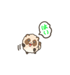 動くまんまるたぬき2（個別スタンプ：4）