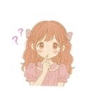 ゆるかわいい女の子の日常（個別スタンプ：3）