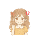 ゆるかわいい女の子の日常（個別スタンプ：4）