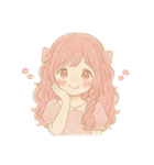 ゆるかわいい女の子の日常（個別スタンプ：6）
