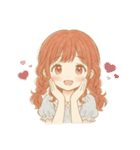 ゆるかわいい女の子の日常（個別スタンプ：8）