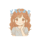 ゆるかわいい女の子の日常（個別スタンプ：9）