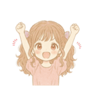 ゆるかわいい女の子の日常（個別スタンプ：11）