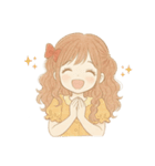 ゆるかわいい女の子の日常（個別スタンプ：19）
