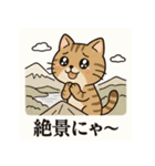 登山ねこの山日記（個別スタンプ：1）